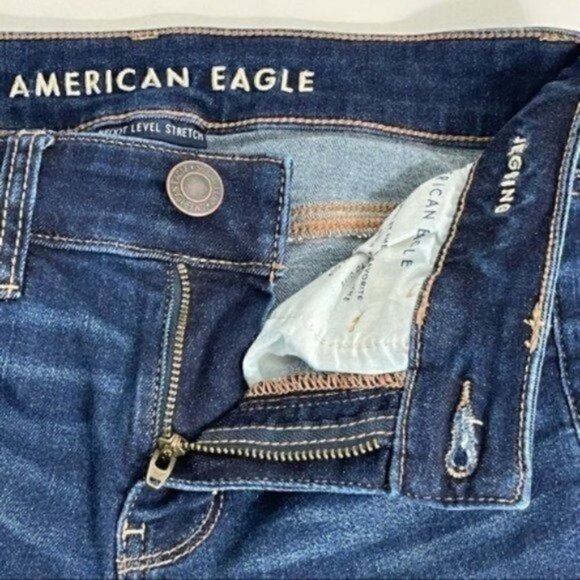 American Eagle Outfitters Ne(x)t Level stretch jeans jegging size 2 distressed - Picture 13 of 15